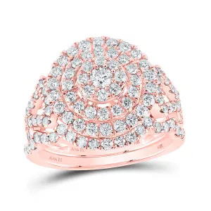 1 1/3CT-DIA ANA M BRIDAL SET