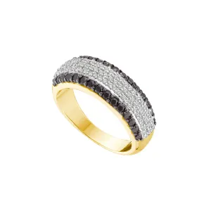 1 CTW-DIA BLACK DIAMOND BAND