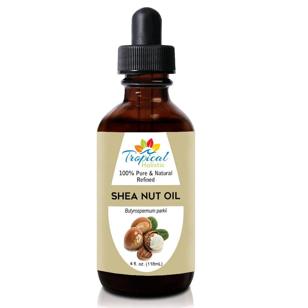 100% Pure Refined Organic Shea Nut Oil 4Oz