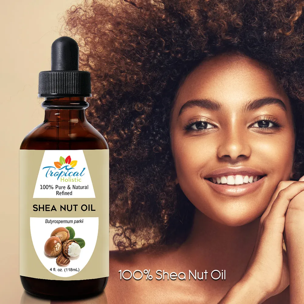100% Pure Refined Organic Shea Nut Oil 4Oz