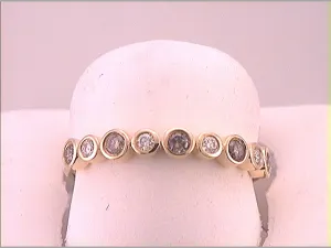 1/3 CT-DIA ANA M NATURAL BROWN BAND