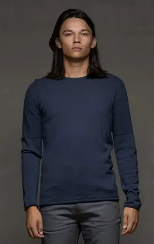 14 GAUGE MERINO LONG SLEEVE CREW - CLEARANCE
