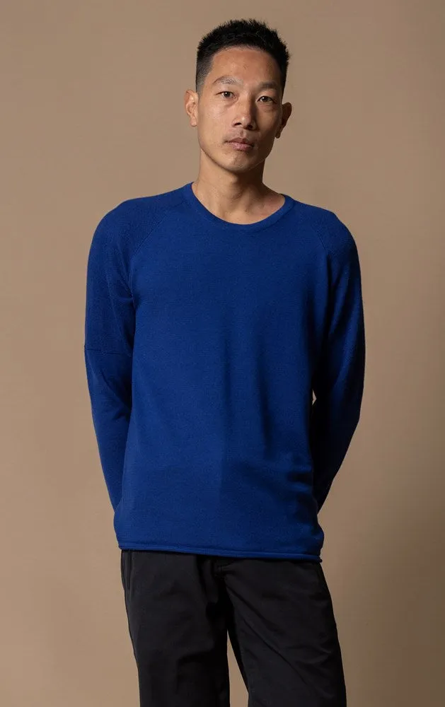 14 GAUGE MERINO LONG SLEEVE CREW - CLEARANCE