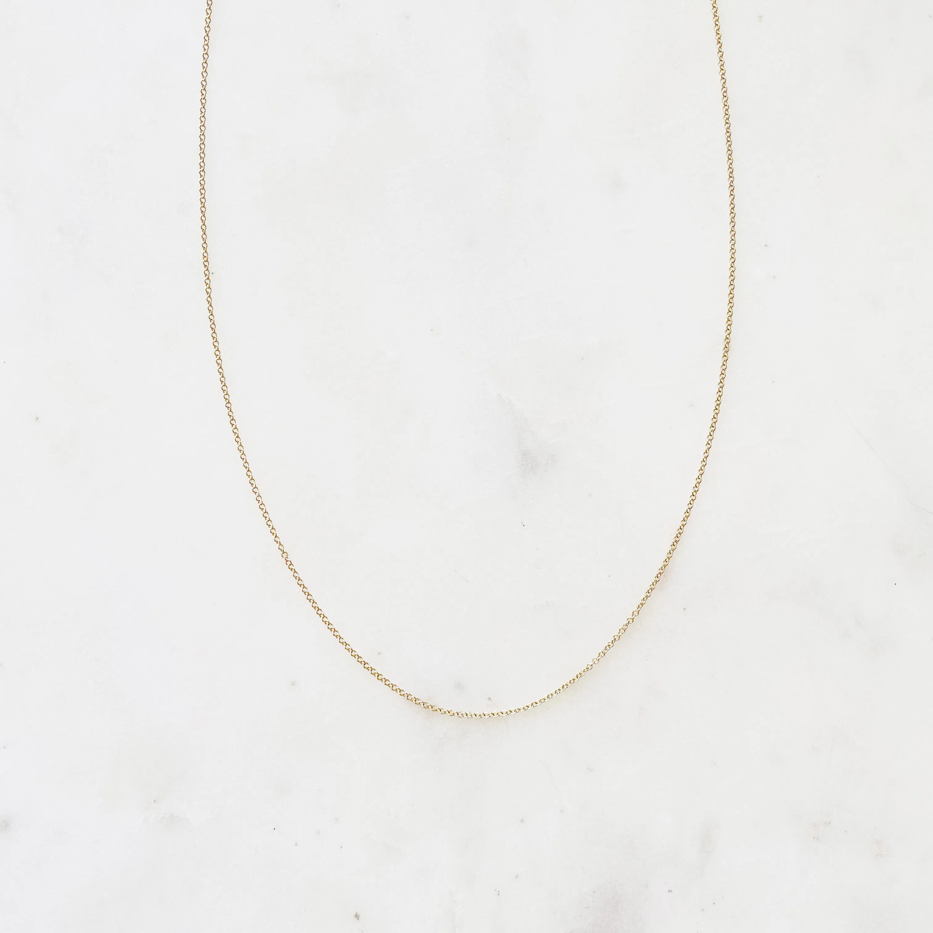 14K Classic Dainty Chain Necklace