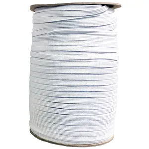 1/4" Soft Elastic - White
