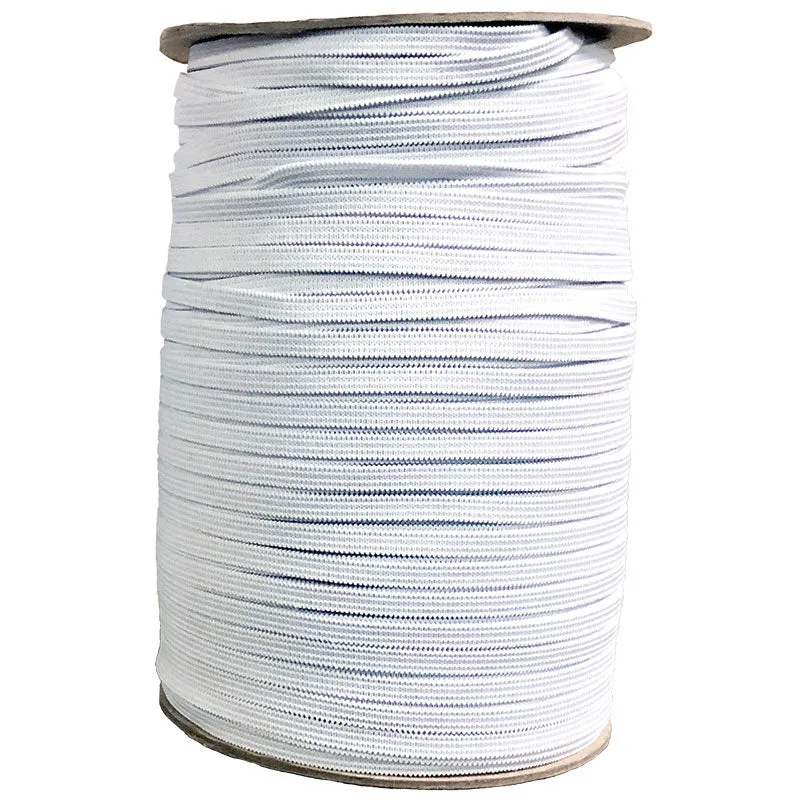1/4" Soft Elastic - White