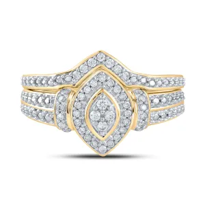 1/5CTW-DIA NK FASHION BRIDAL SET