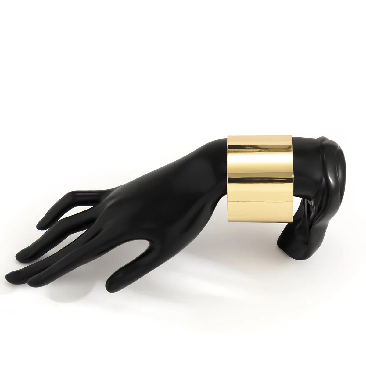 18K Gold-Plated Wide Wrap Cuff