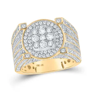 2 1/3CTW-DIA P1P2 MENS RING