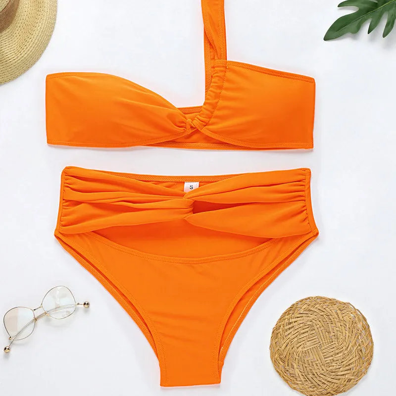 2 Pcs Bandage Bikini Swimsuit