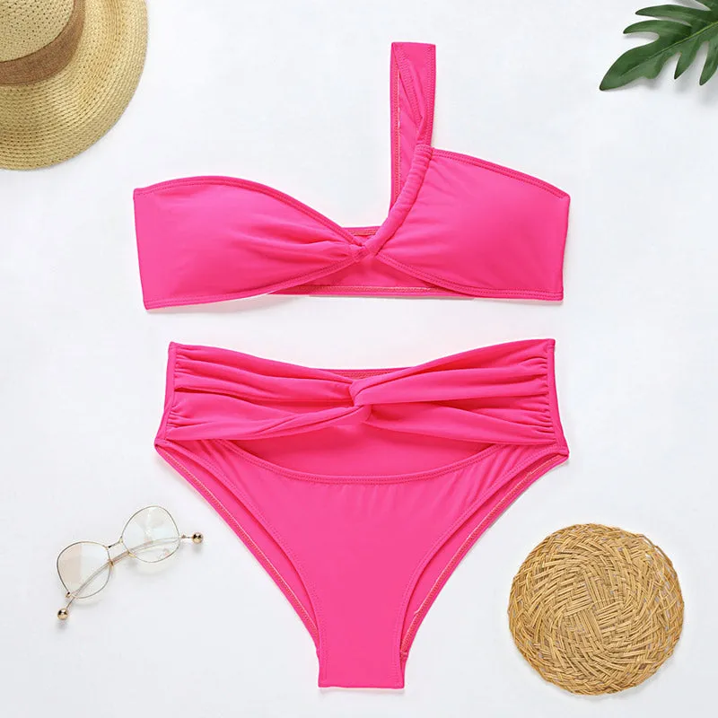 2 Pcs Bandage Bikini Swimsuit