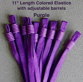 2021 Halloween Collection of elastic earloops for sewing masks in TEN colors. Orange, Purple, Blood Red, Black and more. Ships from Ohio.