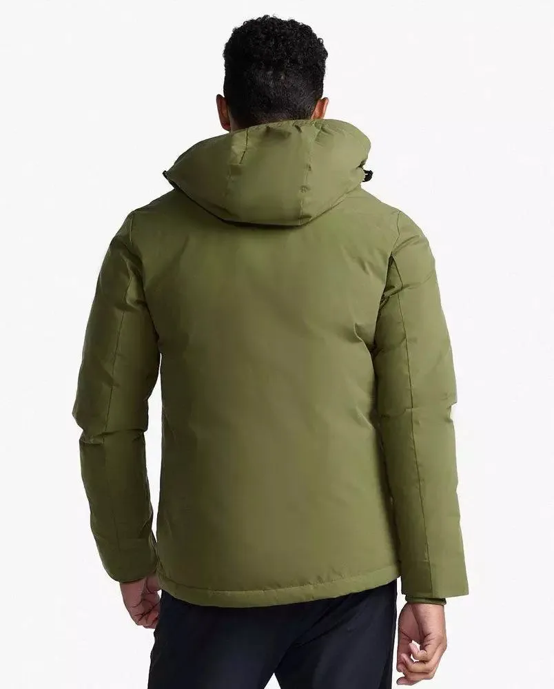 2XU Commute insulation Jacket Winter, Herren, Moos/Black