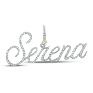 3/4CTW-DIA P1 "SERENA" INITIAL PENDANT
