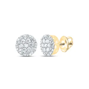 3/8CTW-DIA NK ROUND SHAPE EARRINGS