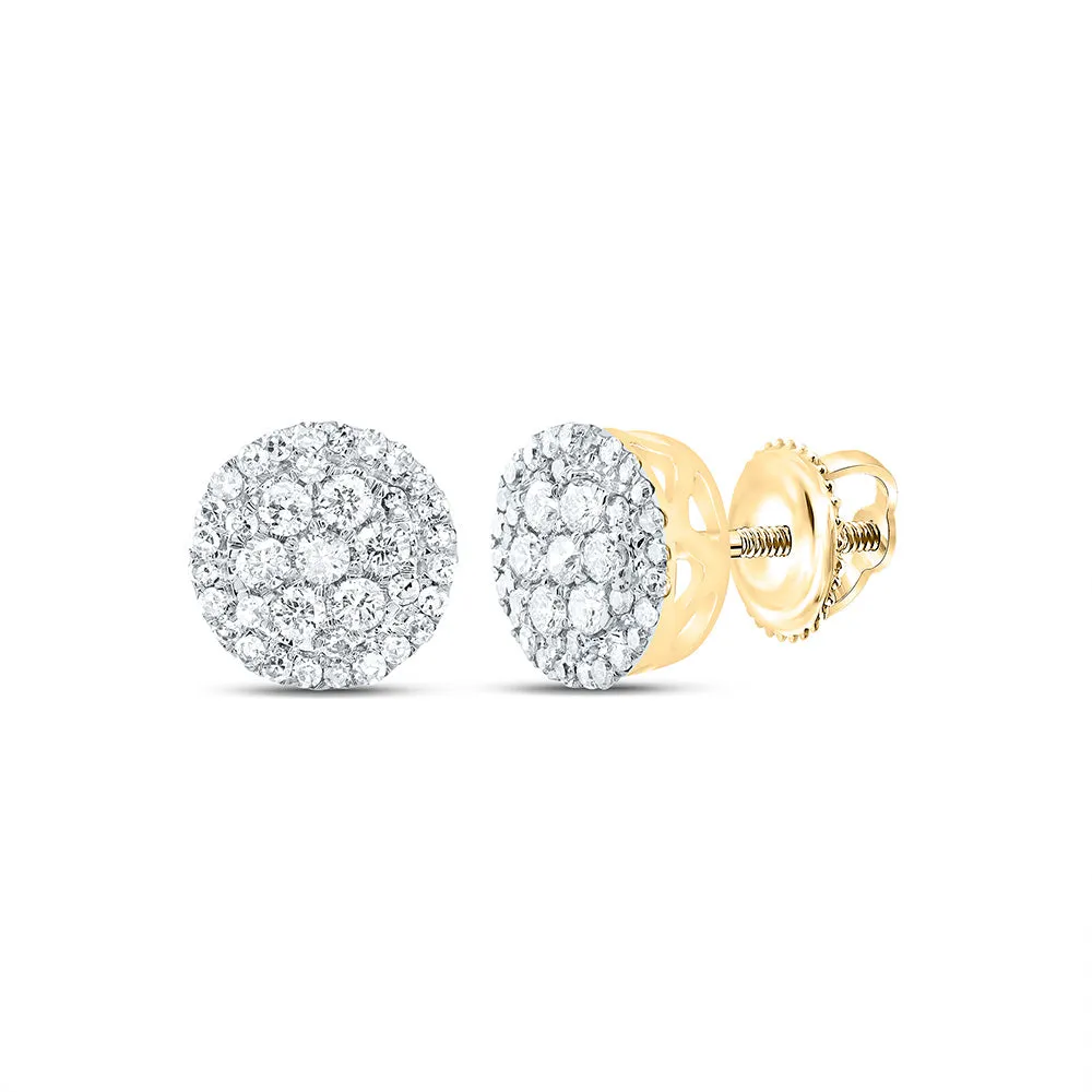 3/8CTW-DIA NK ROUND SHAPE EARRINGS