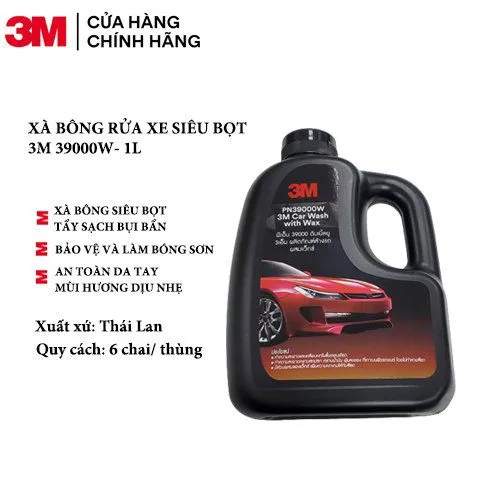 3M Car Wash Shampoo With Wax 500ML