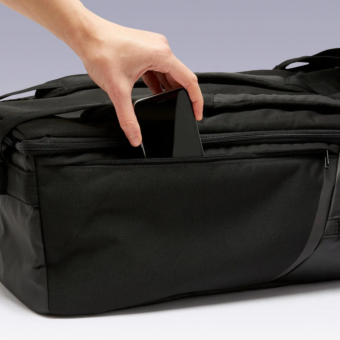 55L Sports Bag Urban - Black