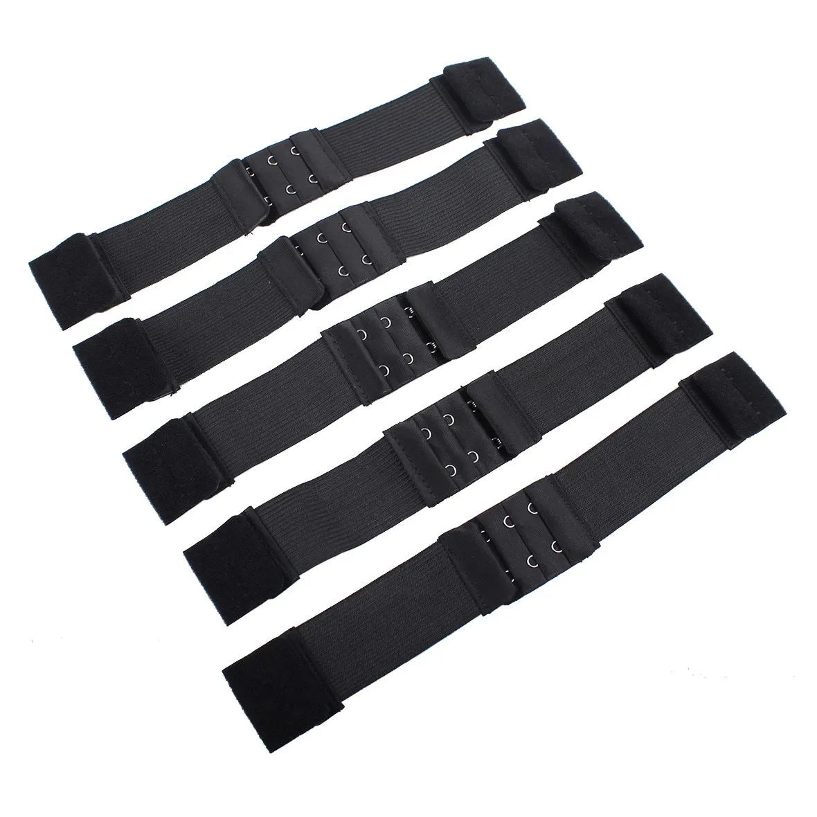 Adjustable Elastic Band for Wigs Making Straps with Hooks Black Elastic Wig Sewing Band to Hold Wigs Bra Making Sturdy