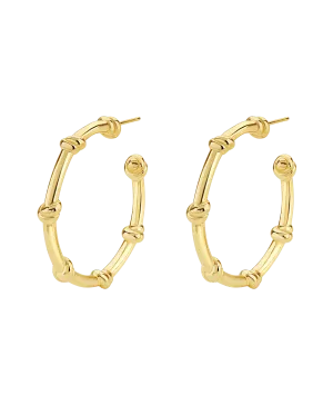 Aino Creole 18ct Gold Plated