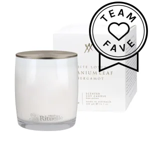 Alchemy White Lotus, Geranium Leaf & Bergamot Scented Soy Candle - 400g