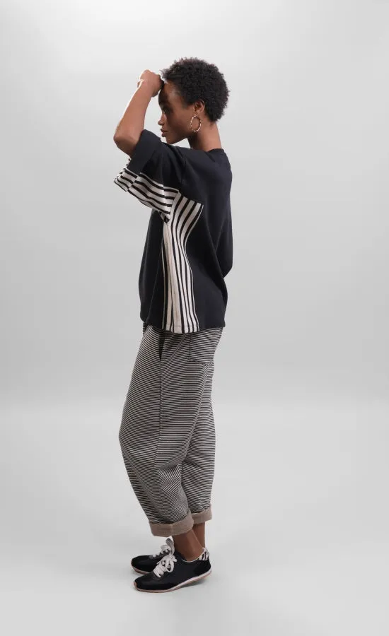 Alembika Urban Black/Stripes Panel Top