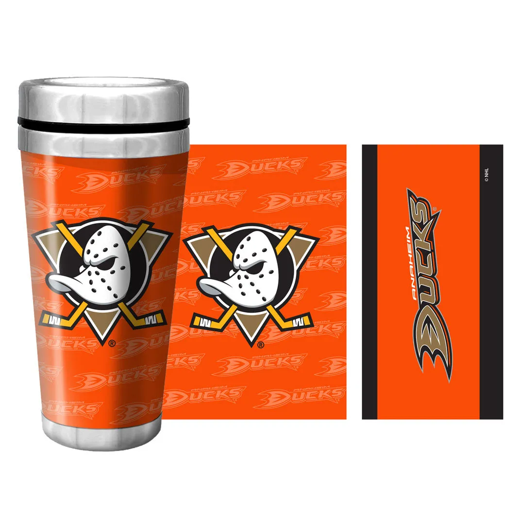 Anaheim Ducks Travel Mug | Wallpaper Full Wrap 16 oz.