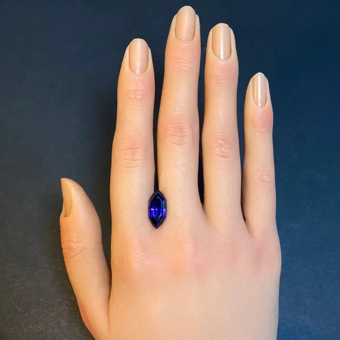 Angular Marquise Cut Tanzanite 5.61 Carats