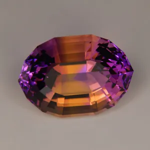 Angular Oval Cut Ametrine 33.65 Carats