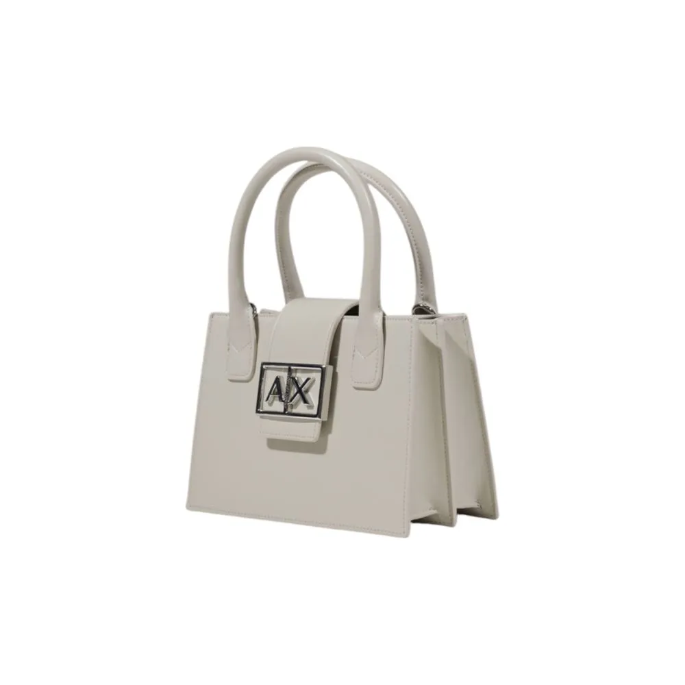 Armani Exchange Gray Polyester Handbag