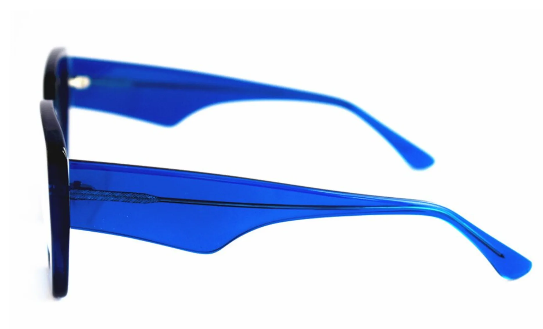 Armazón Angular Vintage Cat Eye Acetato Italiano Gafas Ópticas para Graduar Avery
