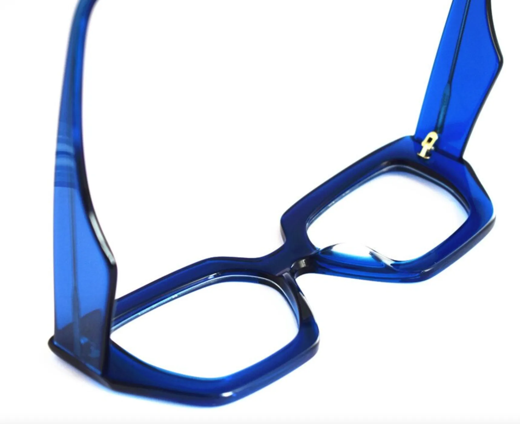 Armazón Angular Vintage Cat Eye Acetato Italiano Gafas Ópticas para Graduar Avery
