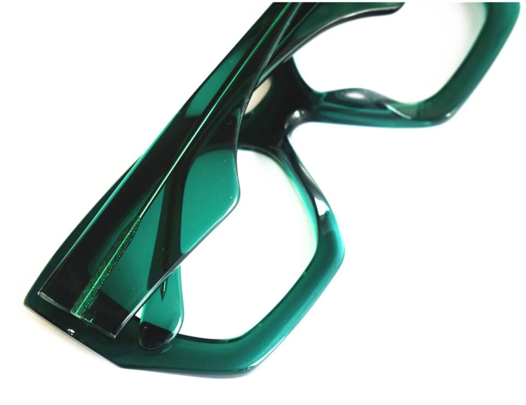Armazón Angular Vintage Cat Eye Acetato Italiano Gafas Ópticas para Graduar Avery