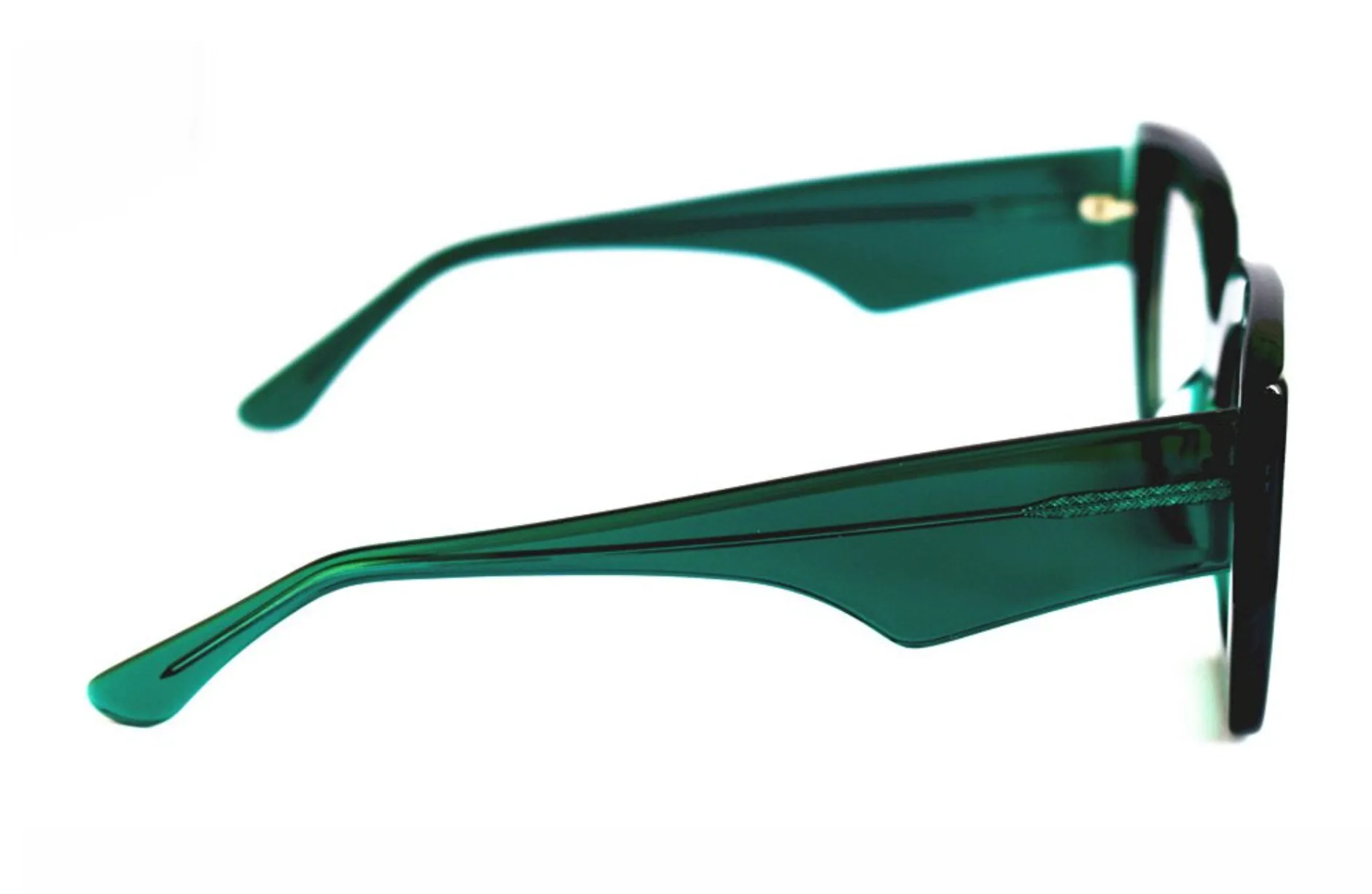 Armazón Angular Vintage Cat Eye Acetato Italiano Gafas Ópticas para Graduar Avery