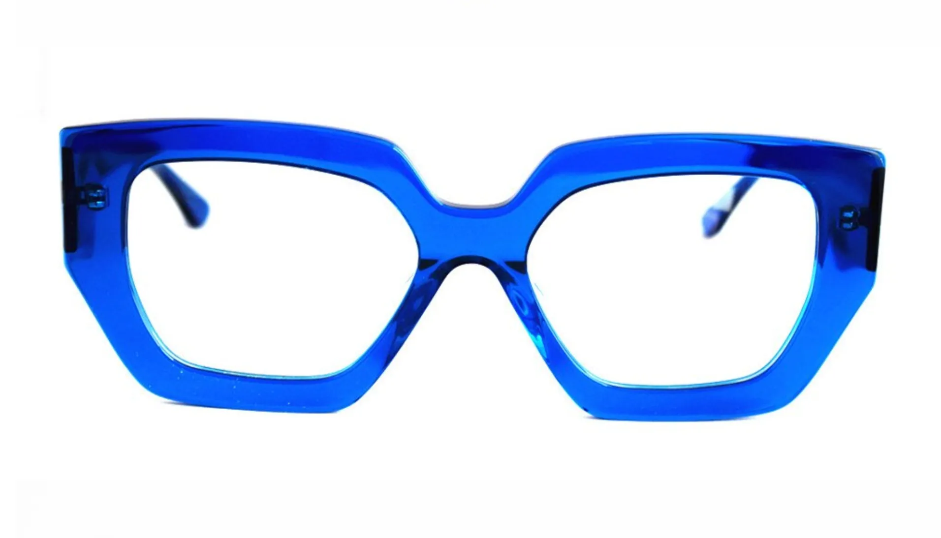 Armazón Angular Vintage Cat Eye Acetato Italiano Gafas Ópticas para Graduar Avery