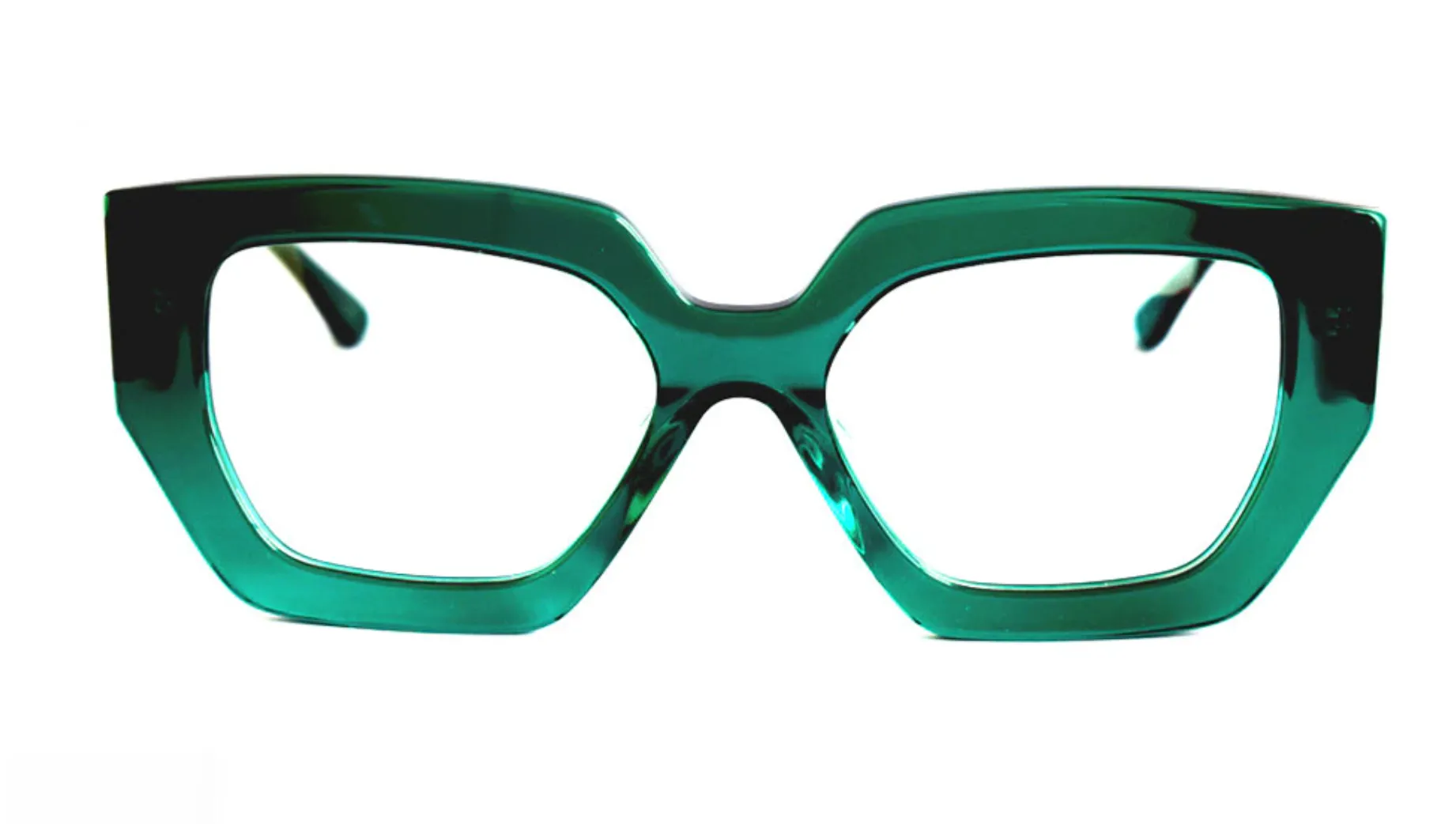Armazón Angular Vintage Cat Eye Acetato Italiano Gafas Ópticas para Graduar Avery