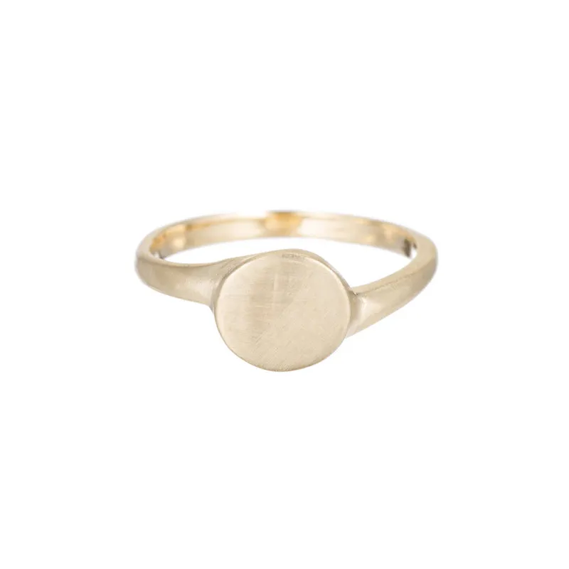 Asymmetrical Oval Signet