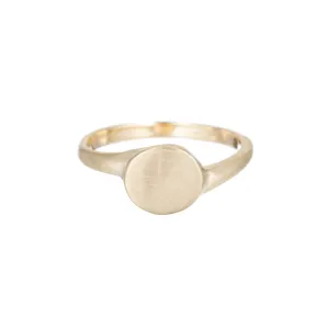 Asymmetrical Oval Signet