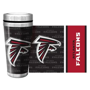 Atlanta Falcons Travel Mug | Wallpaper Full Wrap 16 oz.