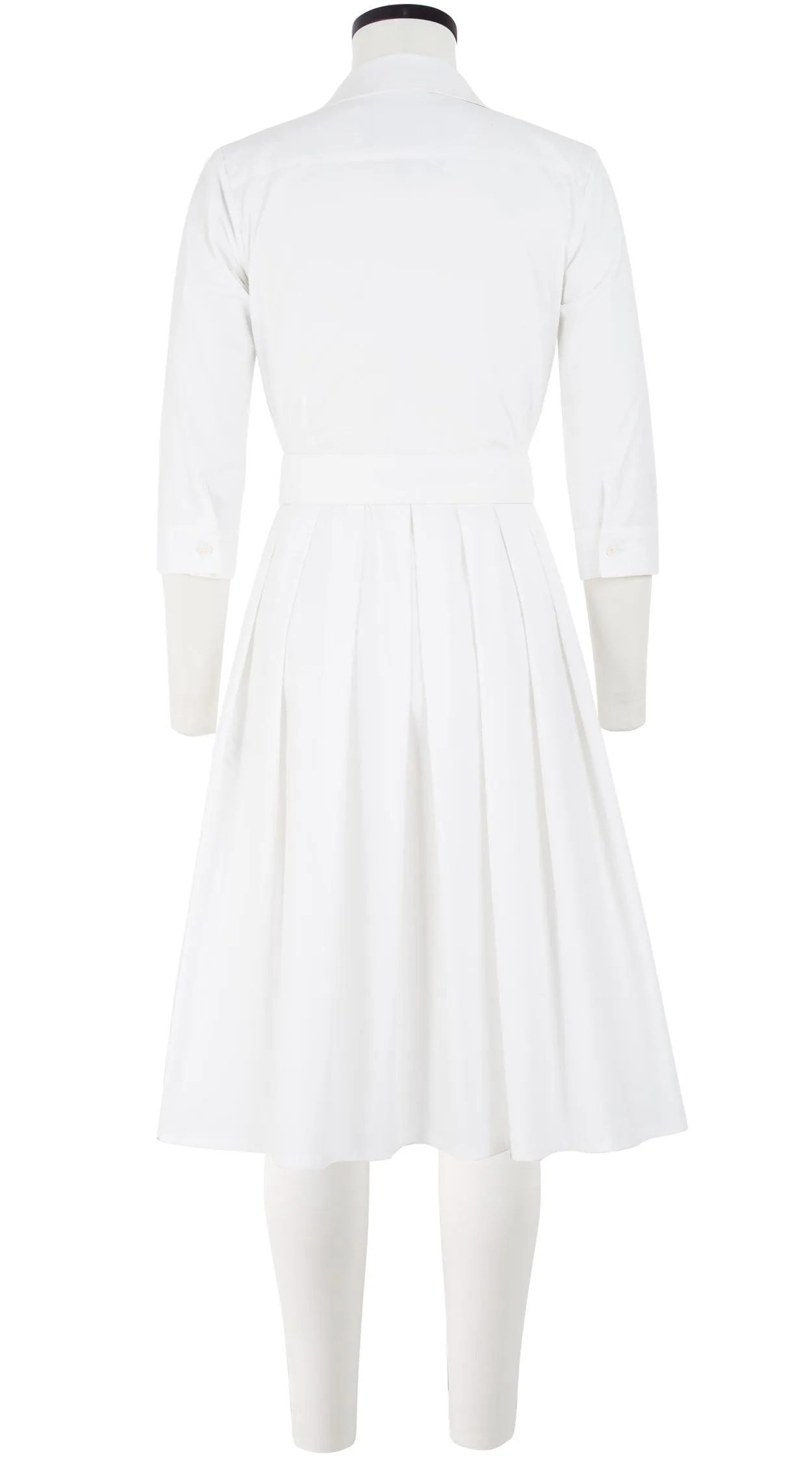 Audrey Dress #1 Shirt Collar 3/4 Sleeve Regular  2 Length Cotton Stretch (Solid)