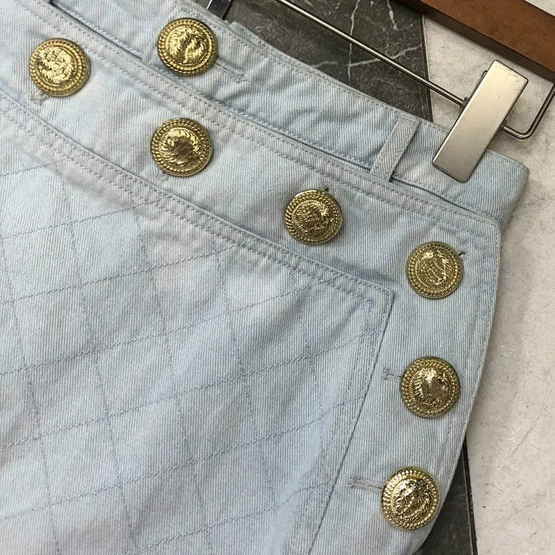 Autumn Retro Denim Skirt