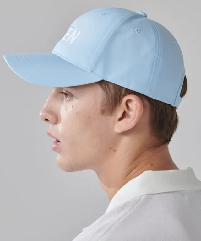 AVEN Bold Letter Logo Embroidered Ball Cap - Sky Blue