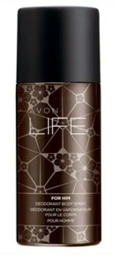 Avon Life for Him Body Spray 150ml Exclusively designed by Kenzo Takada * Discontinued *
