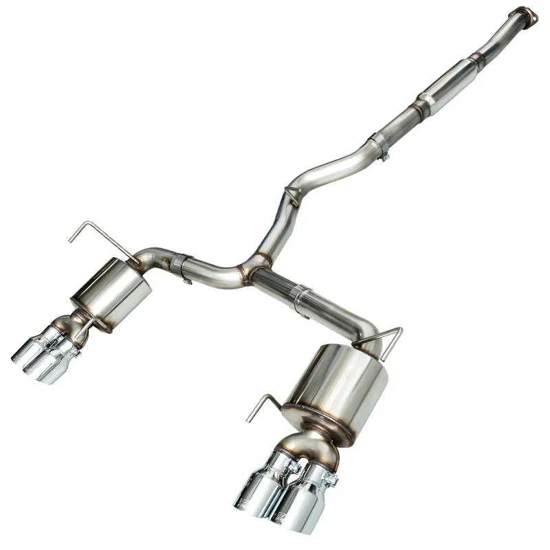 AWE Tuning 2015  Subaru WRX VA Sedan Touring Edition Exhaust - Chrome Silver Tips (102mm)