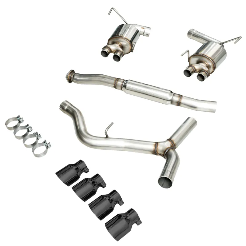 AWE Tuning 2015  Subaru WRX VA Sedan Touring Edition Exhaust - Diamond Black Tips (102mm)