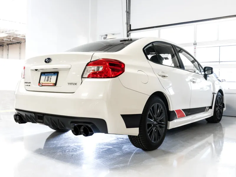 AWE Tuning 2015  Subaru WRX VA Sedan Touring Edition Exhaust - Diamond Black Tips (102mm)