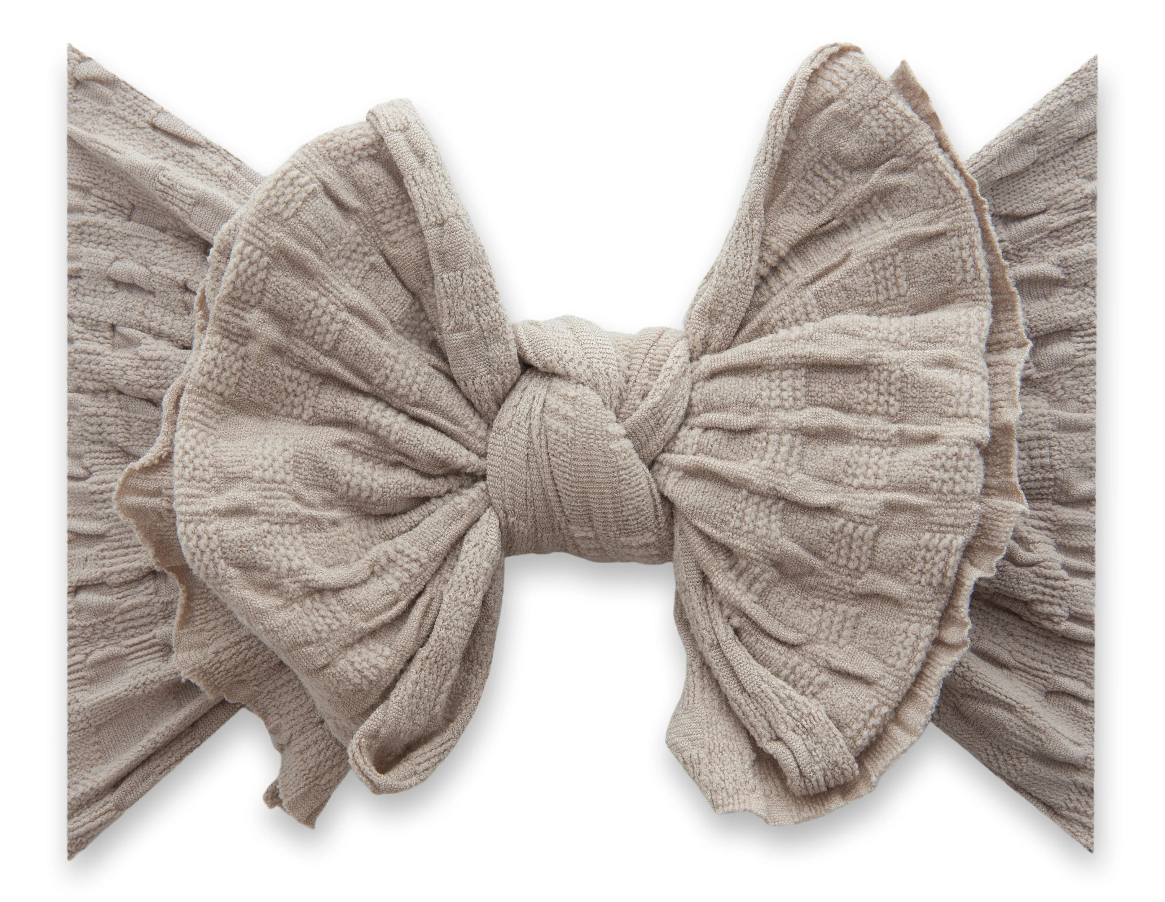 Baby Bling Taupe Waffle FAB Headband