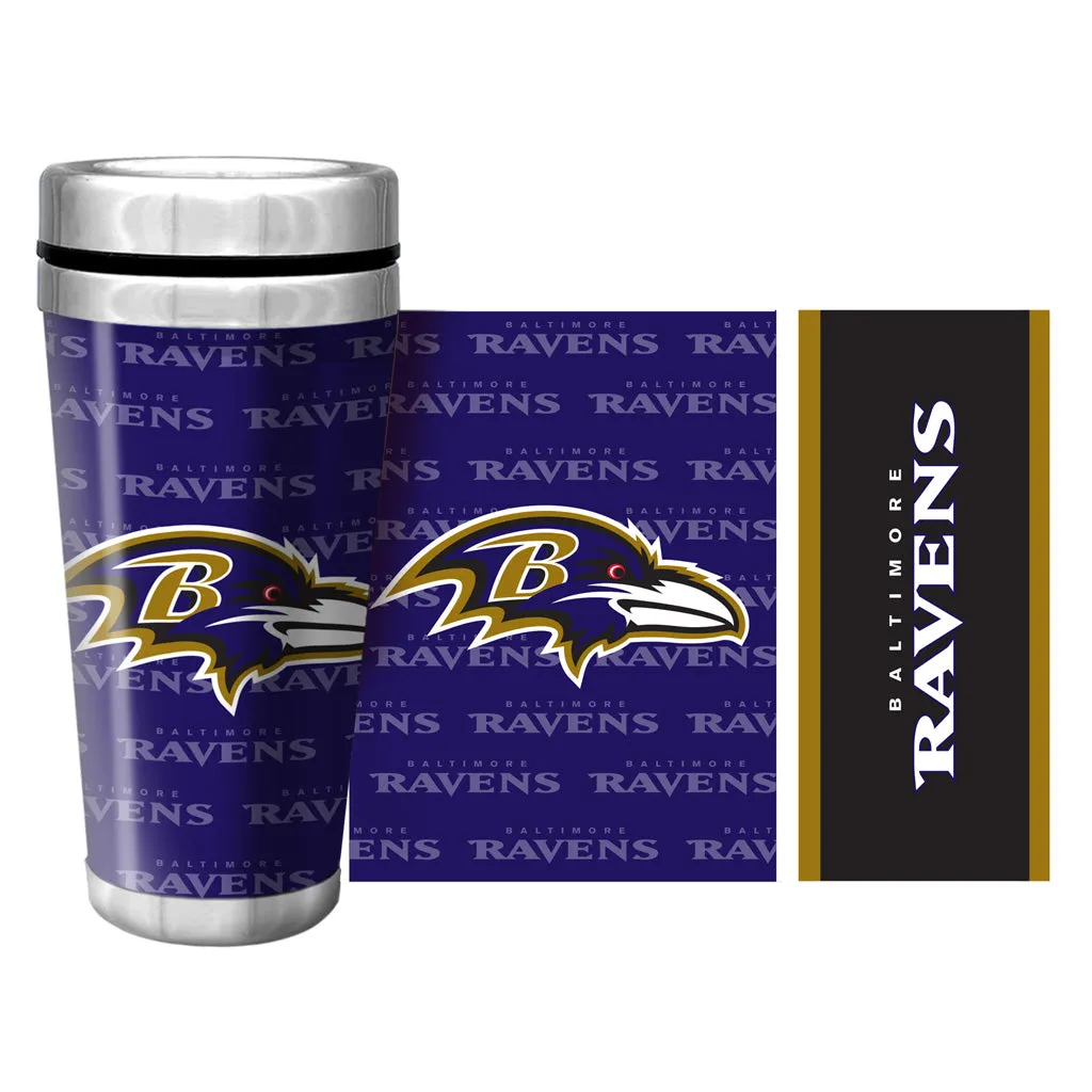 Baltimore Ravens Travel Mug | Wallpaper Full Wrap 16 oz.