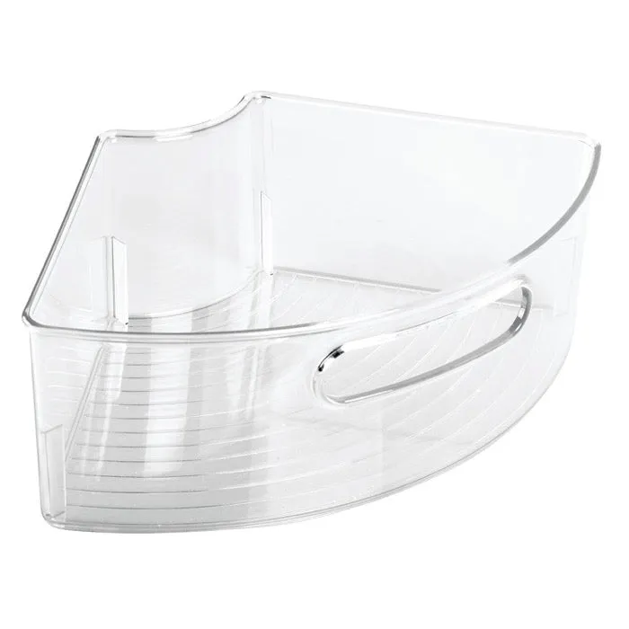 BANDEJA ORGANIZADORA TRIANGULAR PARA REFRIGERADOR (12.55"x7.5"x4") PLASTICO
