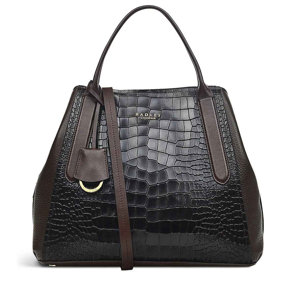 BAYLIS ROAD 2.0 - FAUX CROC - Medium Zip-Top Shoulder